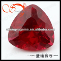 trillion shape synthetic ruby corundum gemstone for wholesale